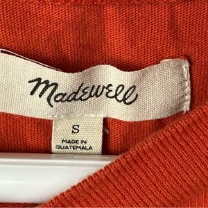 Madewell Orange Top